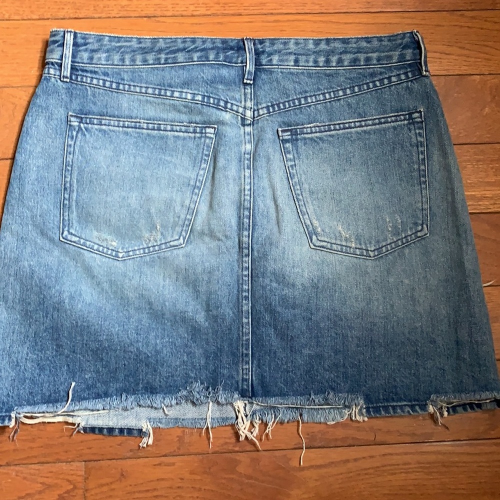 3x1 Made Here Celine denim vintage mini skirt sz30 - Picture 2 of 11